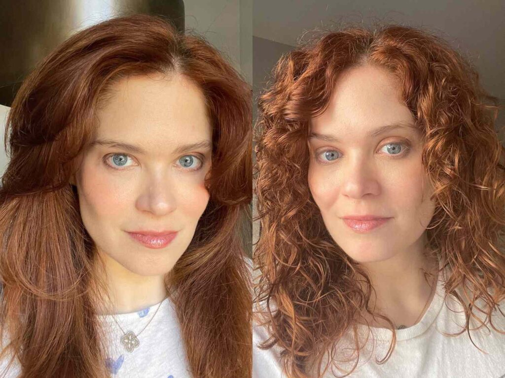 Frizzy curly hairs solution.