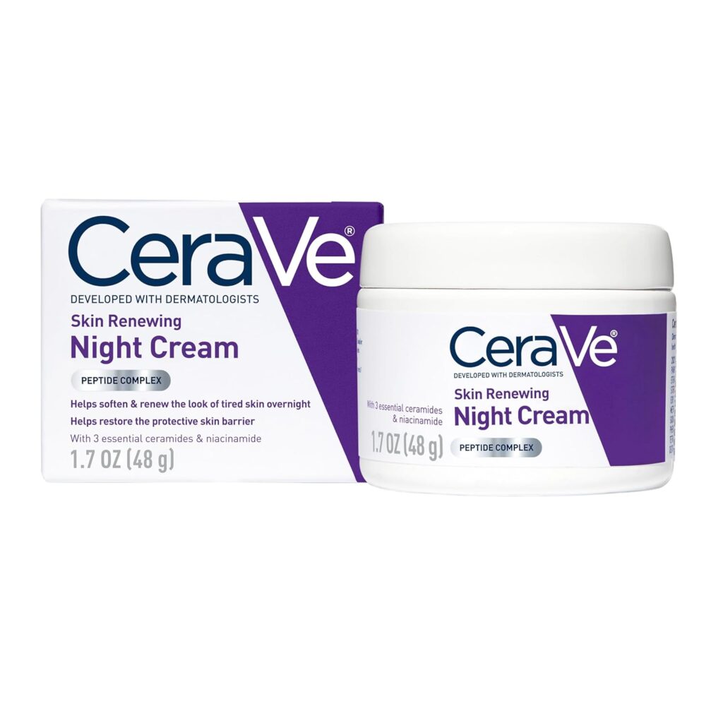 CeraVe Skin Renewing Night Cream best for dry skin.