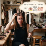 Girl is confused whether she is having hair loss or hair shedding.